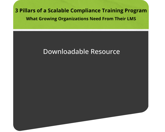 3 pillars of a scalable compliance training program cover