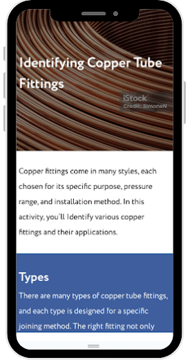 nccer craftpro headless lms on mobile
